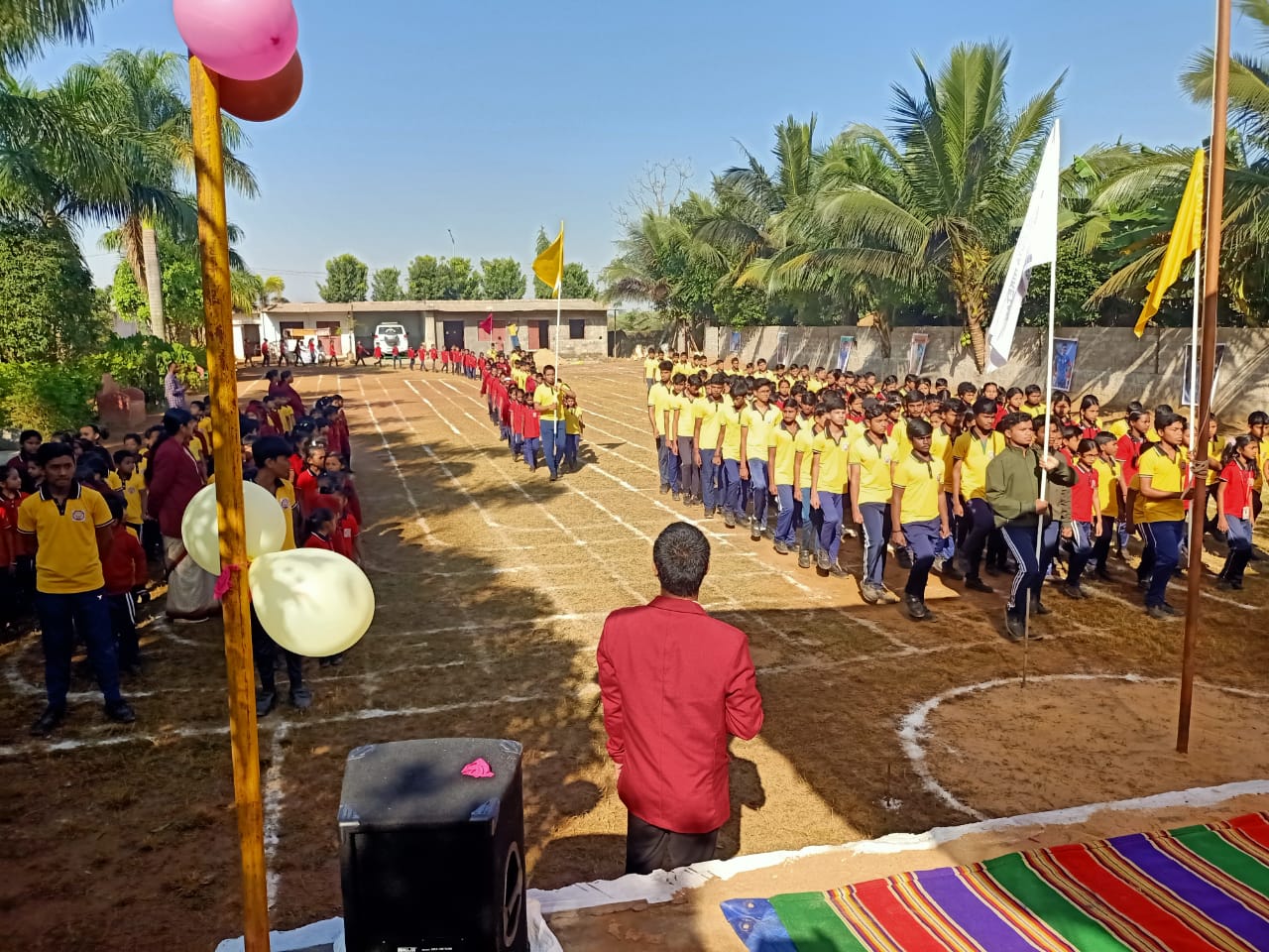 March-Past on Sports Day